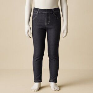 Garanimals 365 Kids Girls Pull Up Leggings Elastic Waist Stretch Black Size 7